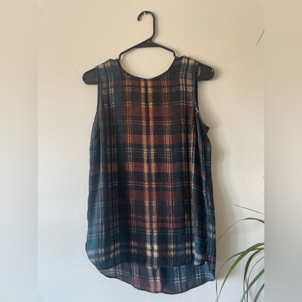 Plaid Blouse